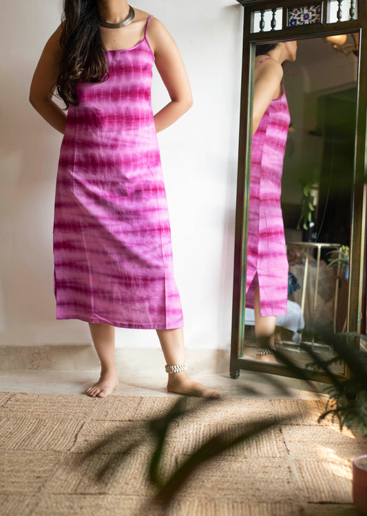 Tie and Dye Pink Dress