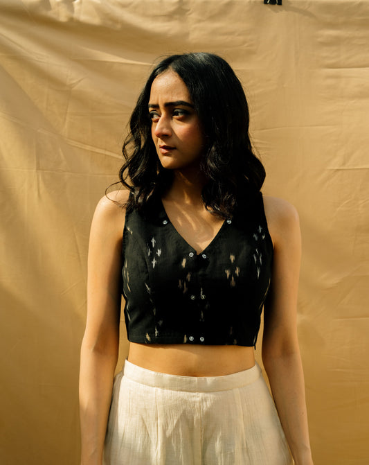 The Black Jack Crop Top