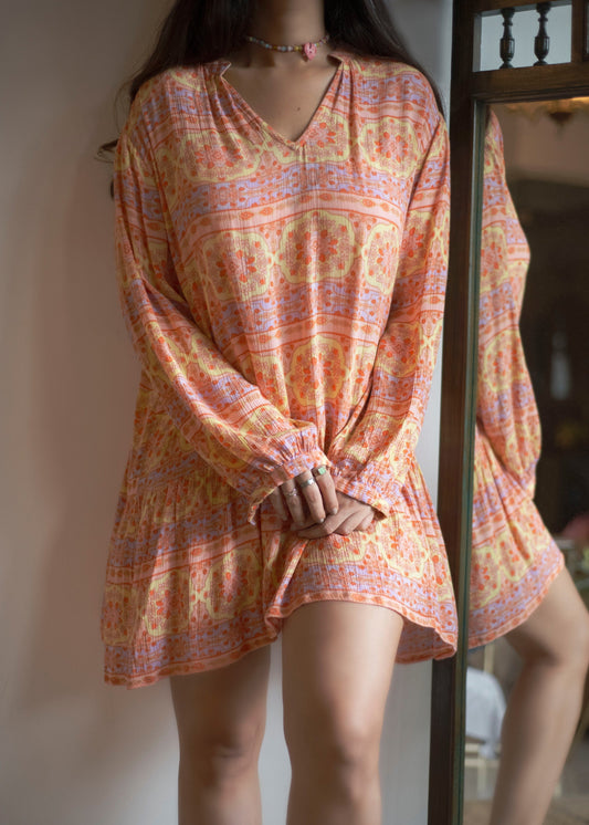 Psychedelic Sunset Dress