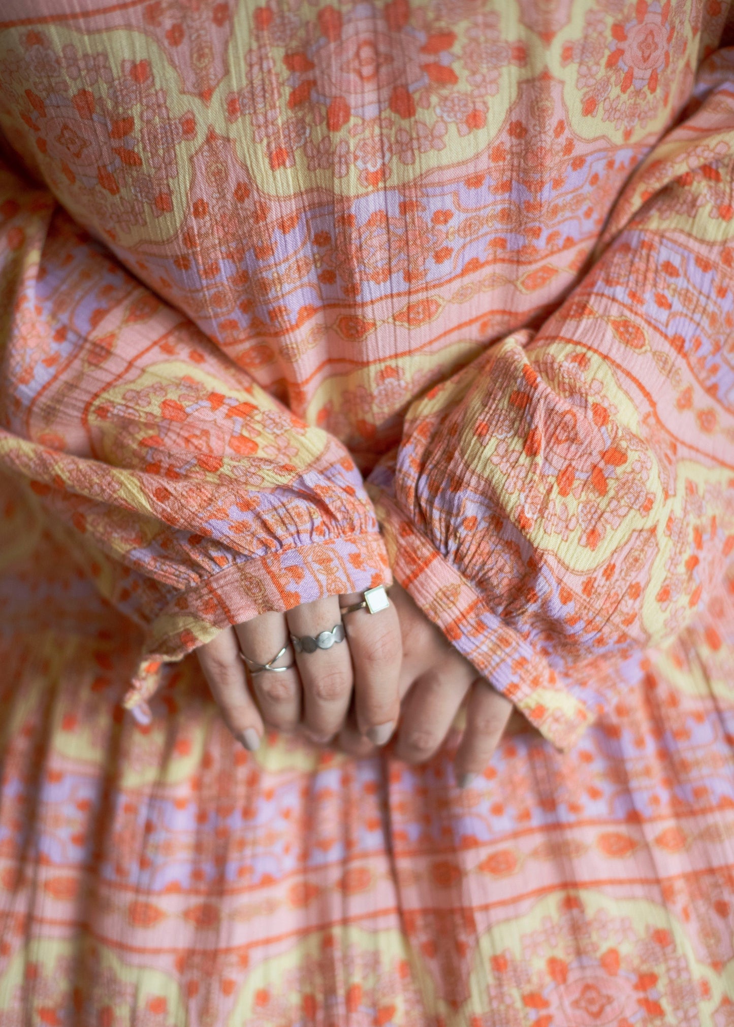 Psychedelic Sunset Dress