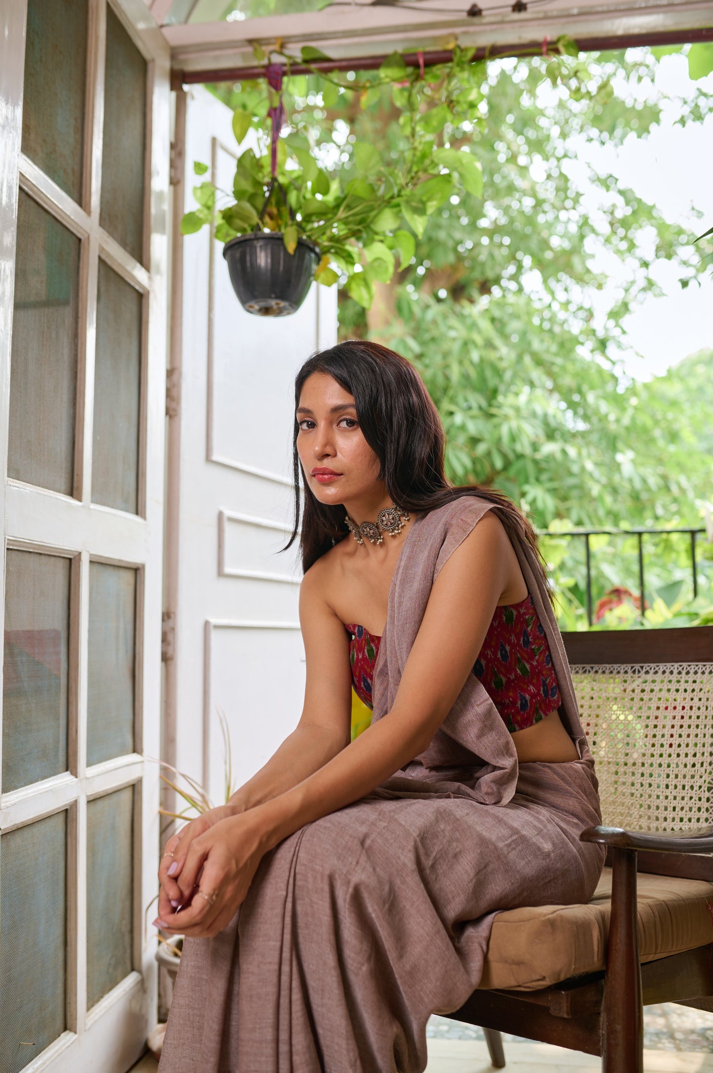 The Hazel Saree (with blouse piece)