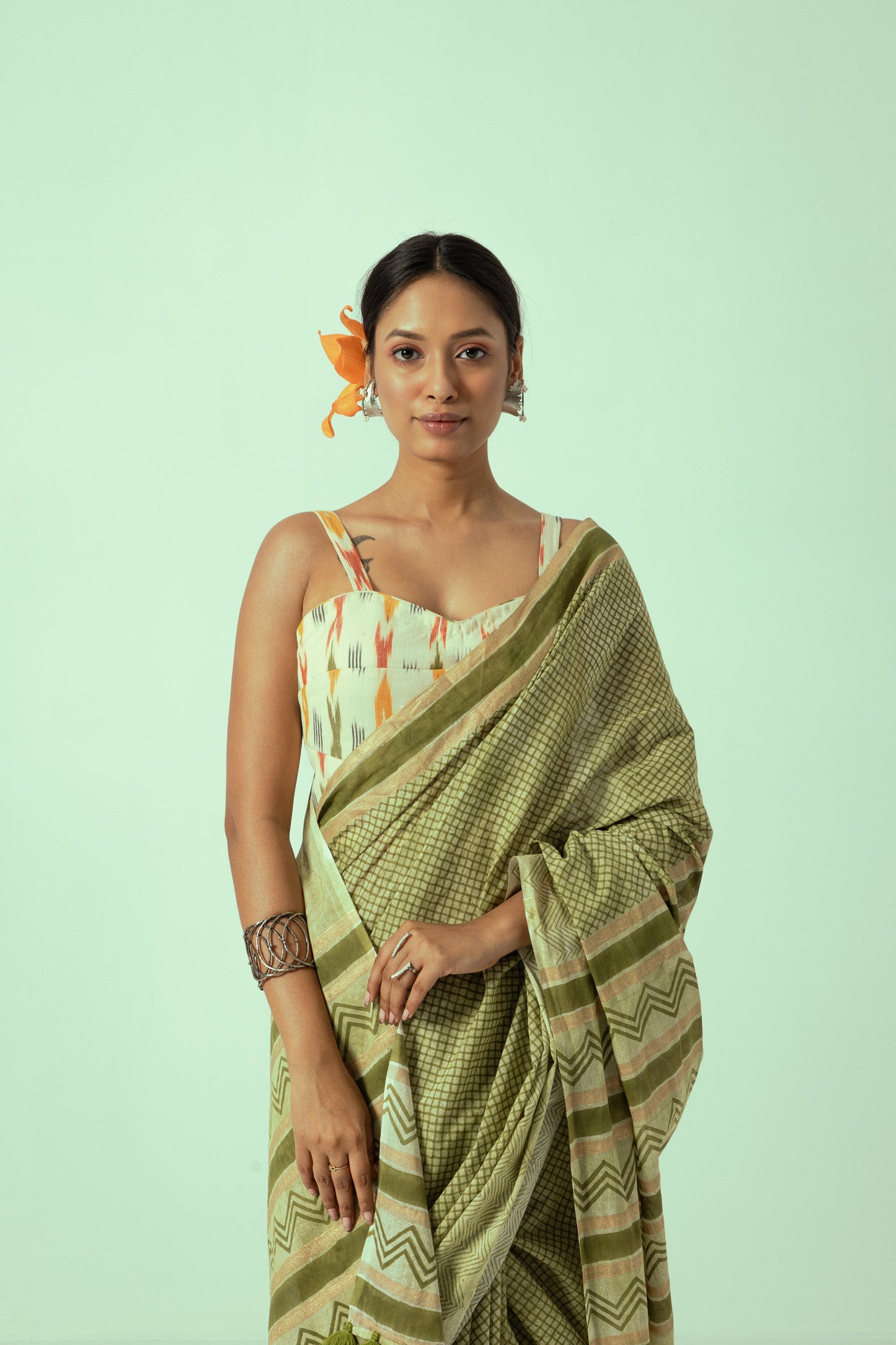 Mimosa Saree