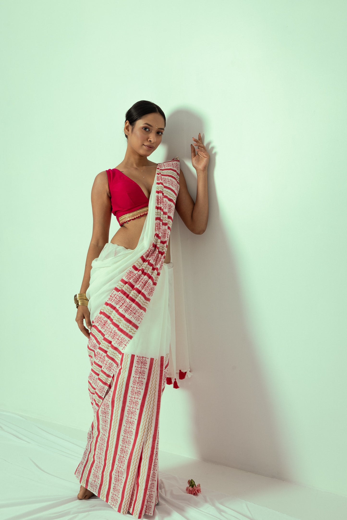 The Lady Bird Saree (with blouse piece)