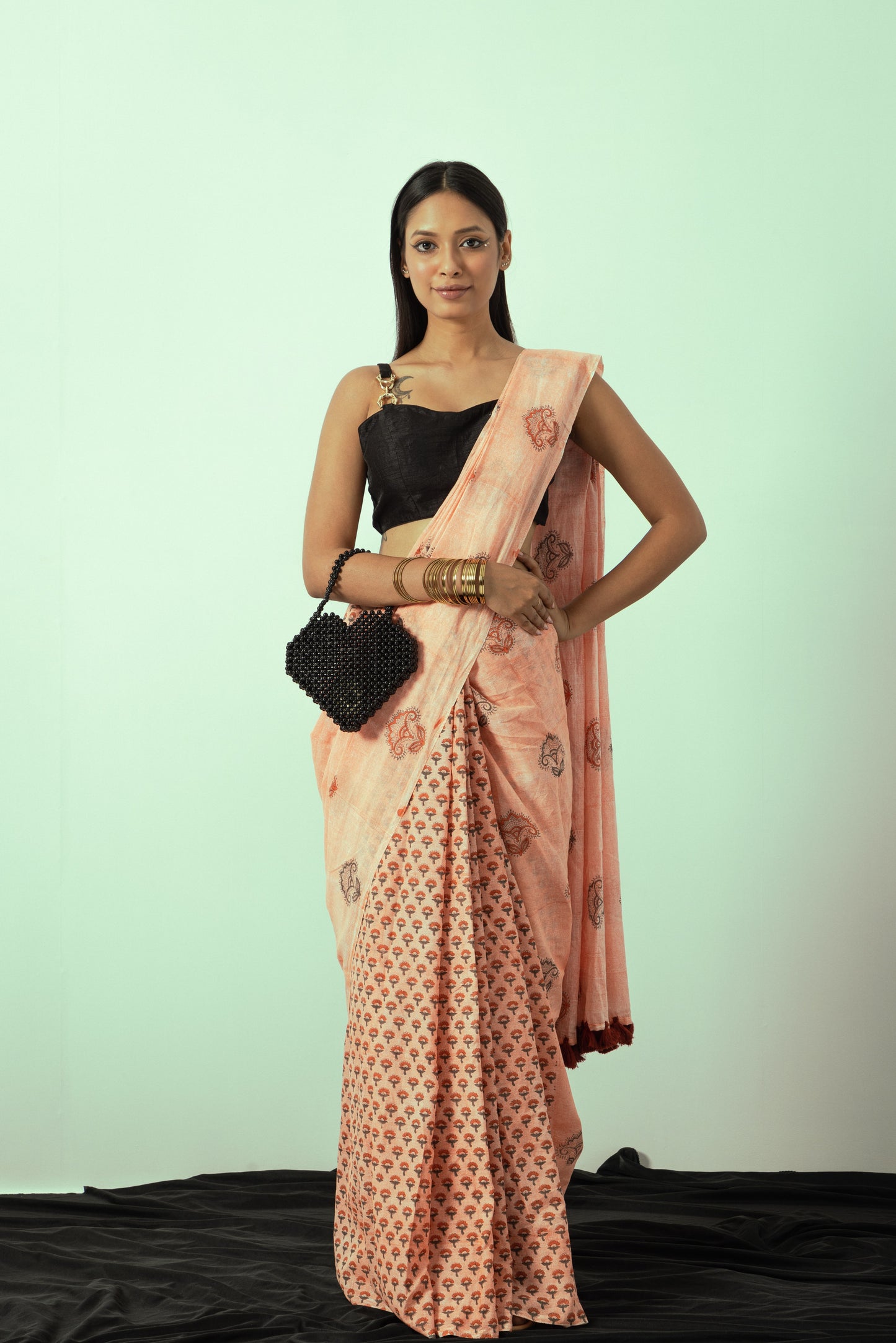 The Spade Saree (With Blouse Piece)