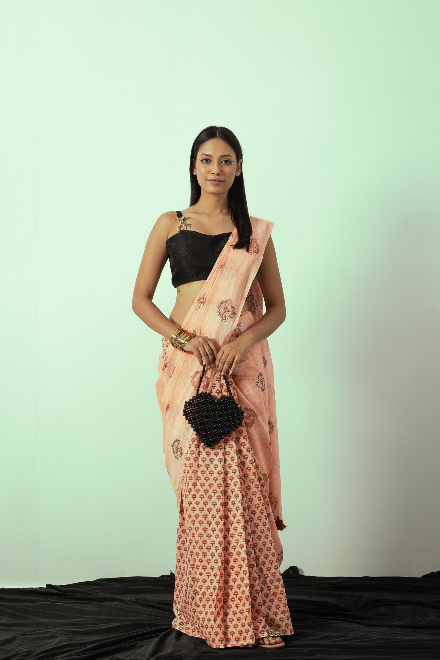 The Spade Saree (With Blouse Piece)