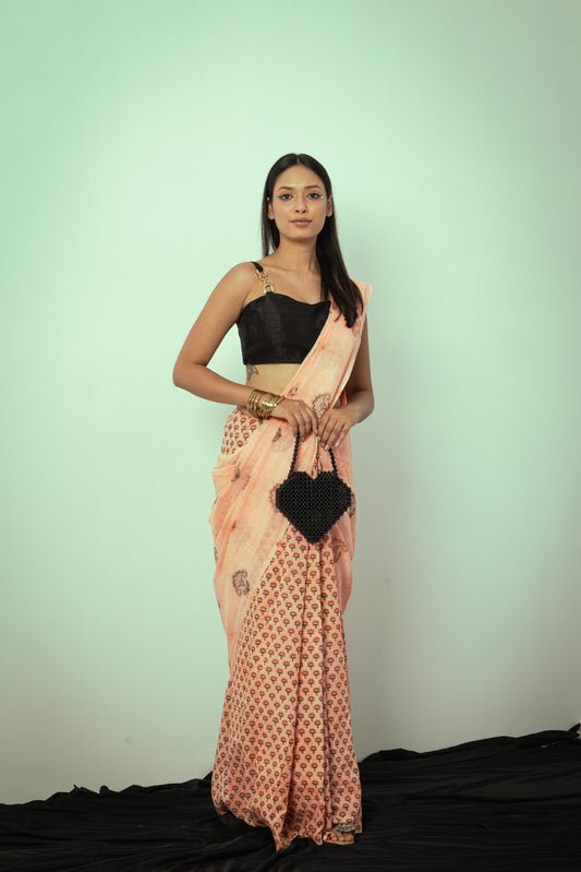 The Spade Saree (With Blouse Piece)