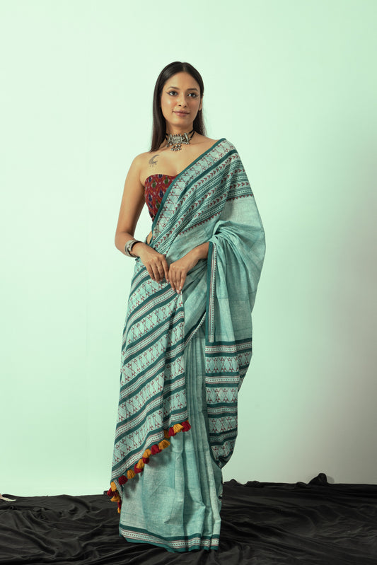 The Cotinga Saree set (with blouse piece)